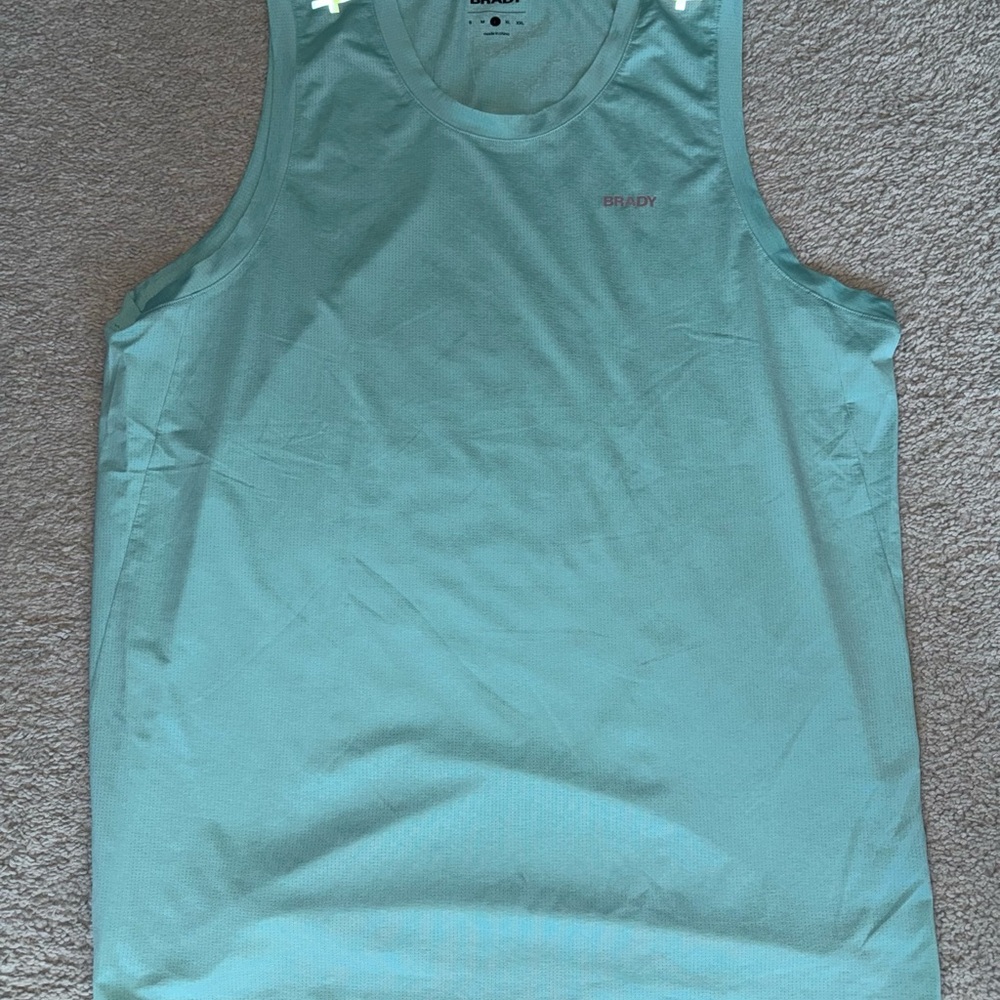 Brady Brand Men's Aqua Athletic Tank Top